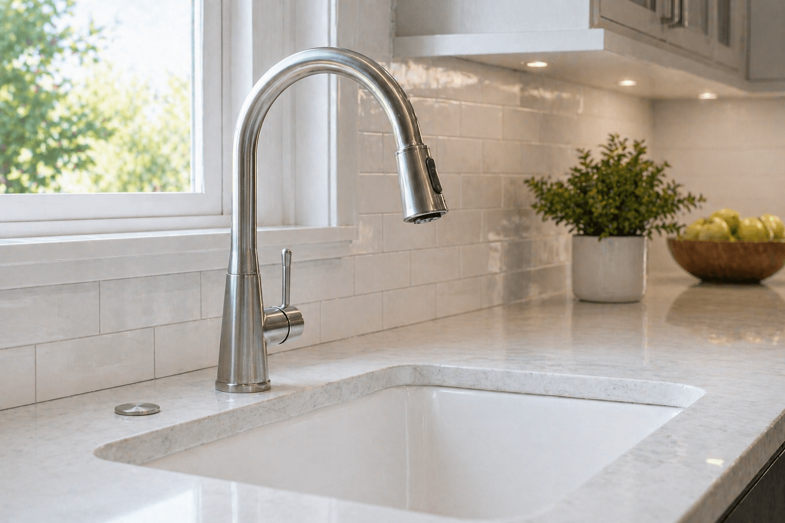 Faucet and sink drain repair